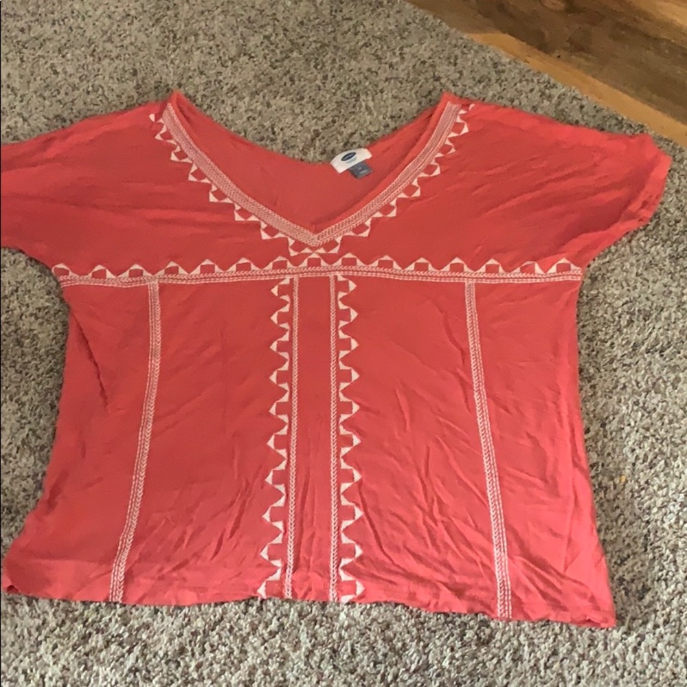 5/$20 Old navy tribal print shirt